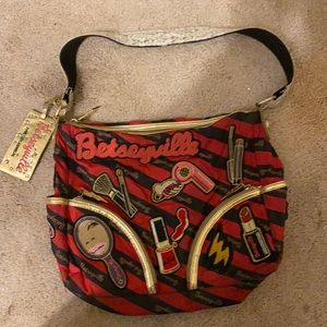 Vintage betseyville blow dryer, mirror, lipstick